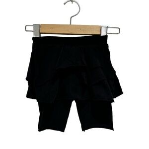 NUNUNU black skirted bike shorts - size 12-18 months (generous/flexible fit)